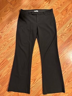 Gap Modern Boot Black Business Casual Dress Pant with Pockets Size 10